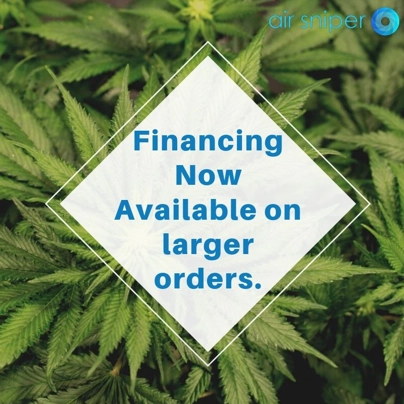 Financing Now Available for Larger Orders